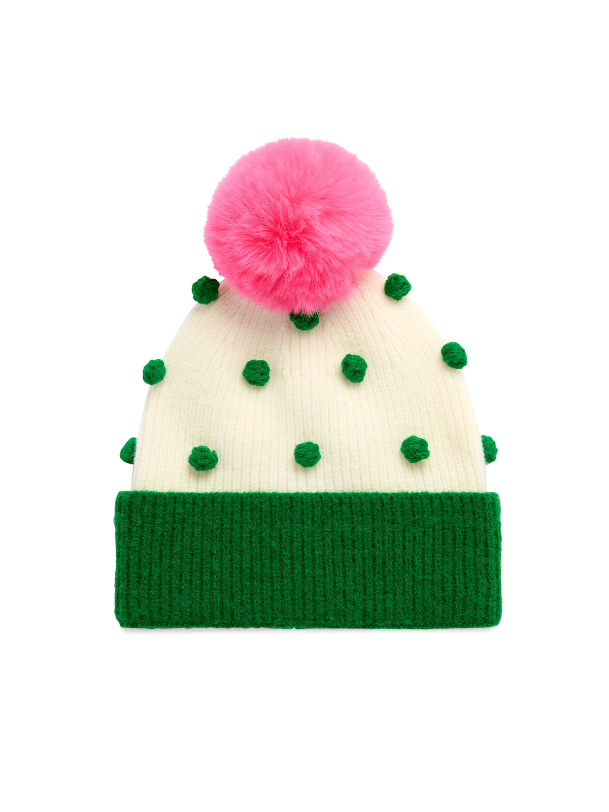 Shiraleah Jolly Pom Pom Beanie in green