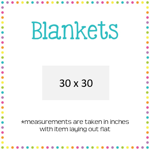 Minky and Cotton Baby Blanket with Ruffle