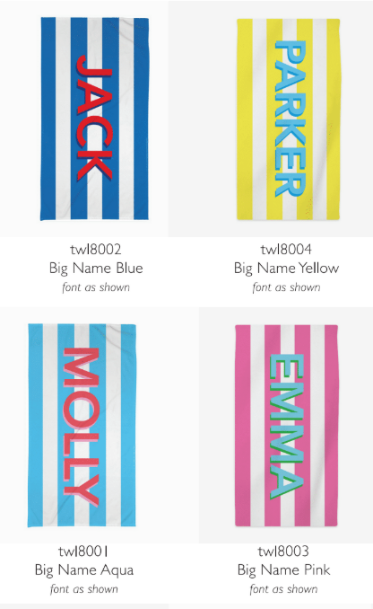 Kelly Hughes Designs Beach Towels