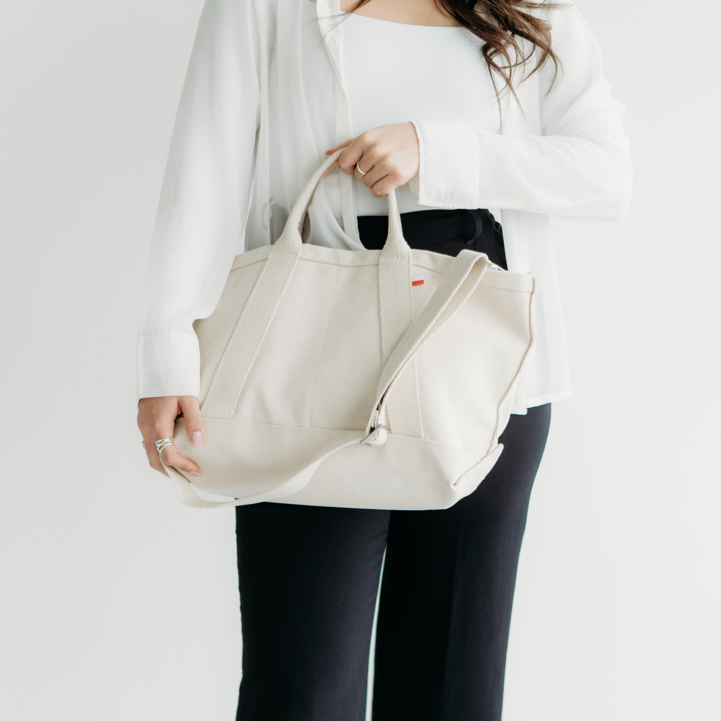Canvas Crossbody Tote
