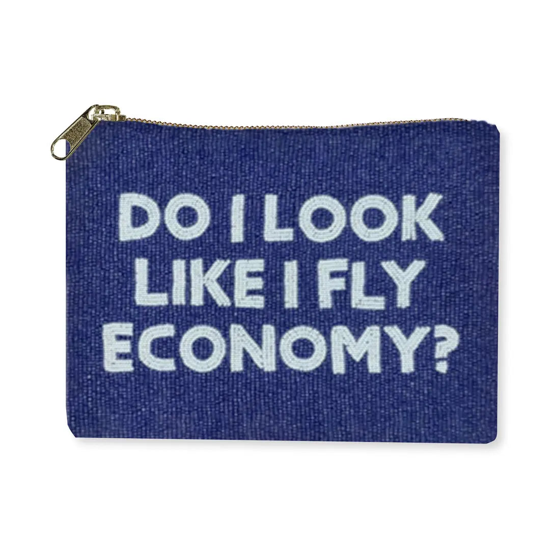 Fly Economy Beaded Bag
