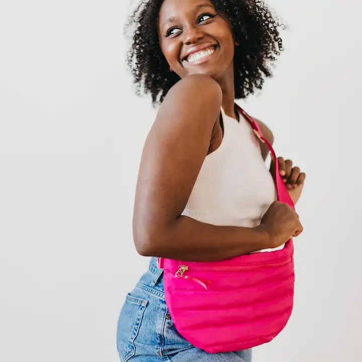 SALE- Puffer Sling Bag