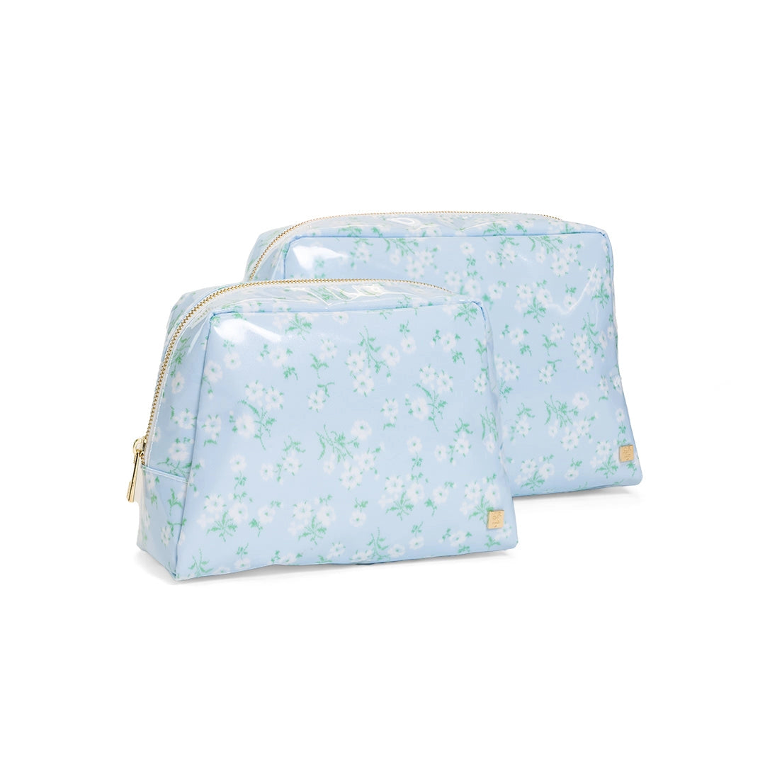 TRVL Luxe Gloss Makeup Bag - Kiki Floral