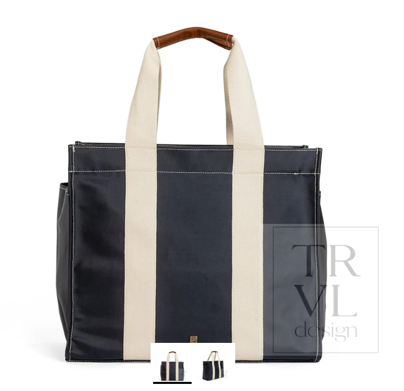 TRVL Tall Tote - Navy