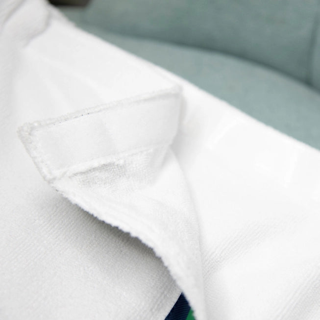 Blue Gingham Towel Wrap