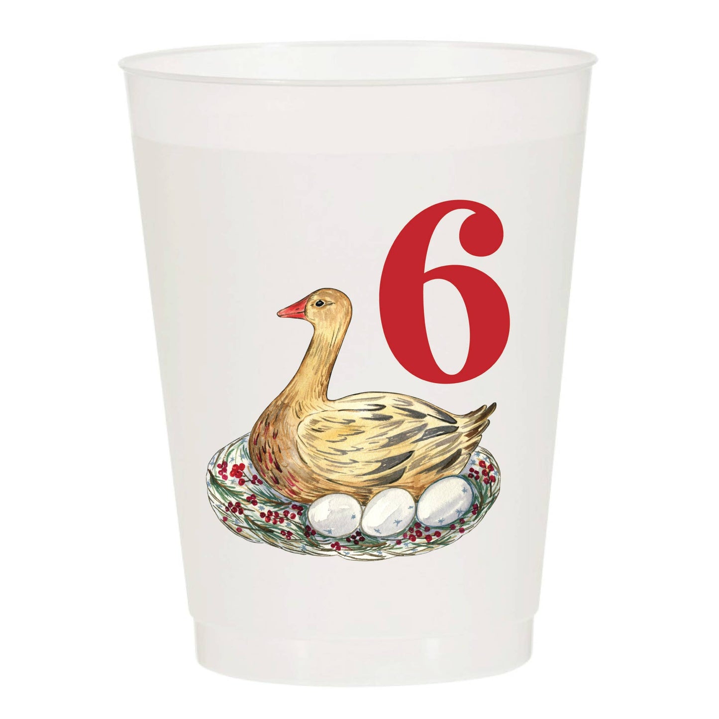 12 Days of Christmas Frosted Cups (set of 12)