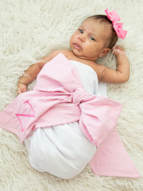 Seersucker Swaddle Blankets