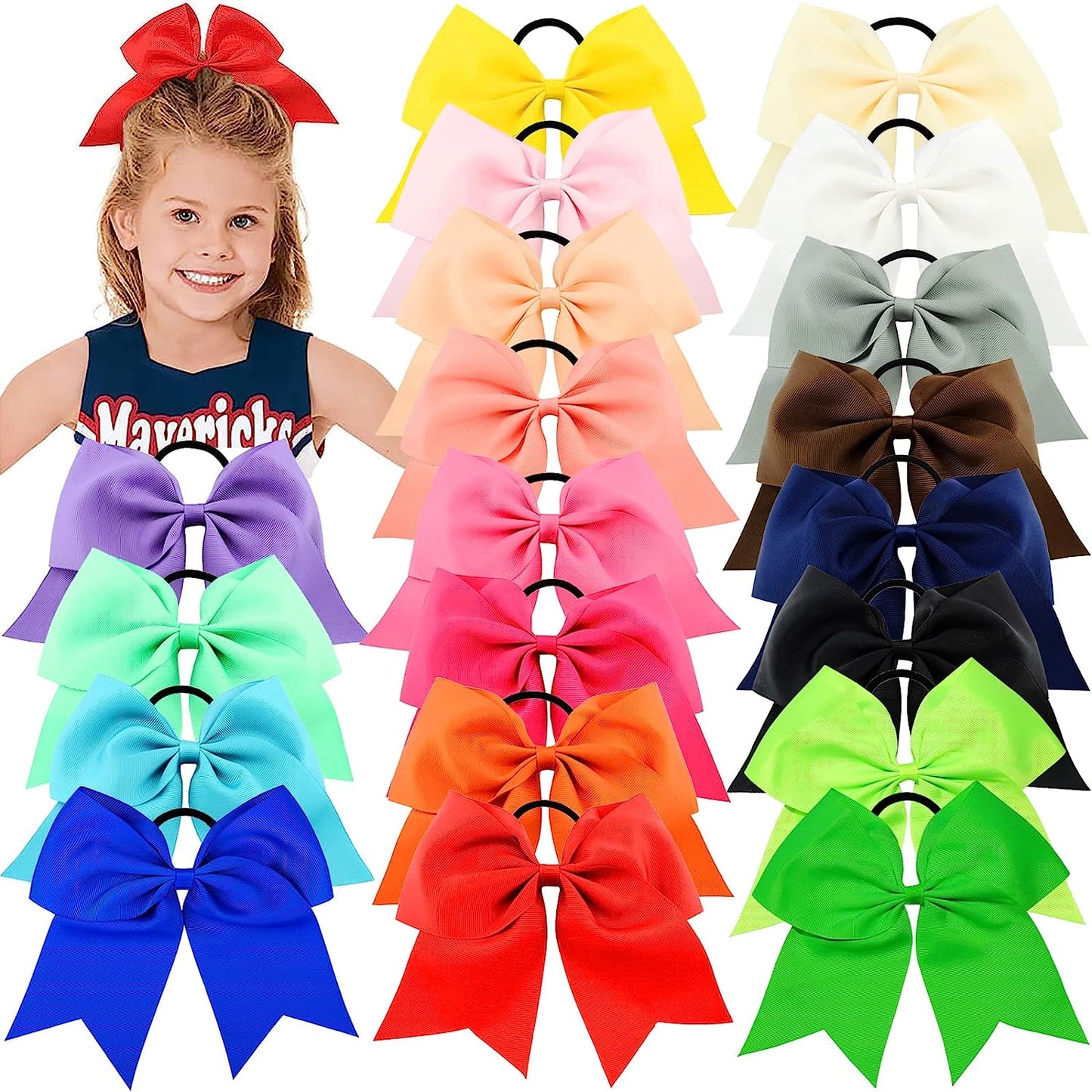 Hair Bow- Cheer