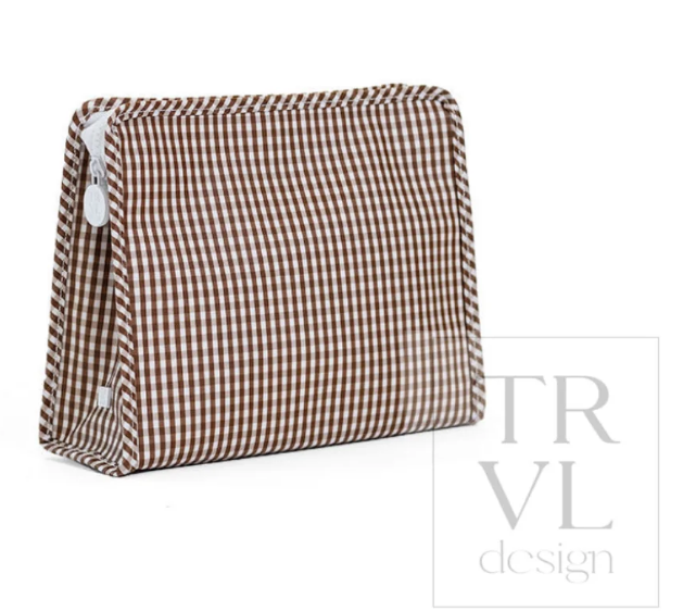 TRVL Roadie - Brown Gingham