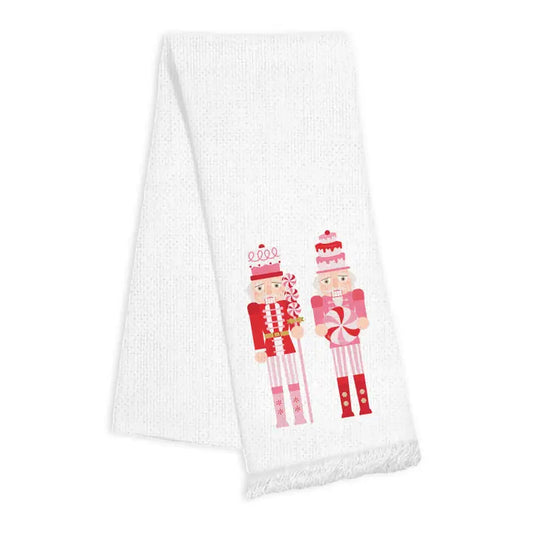 Fringe Towel - Candy Nutcrackers