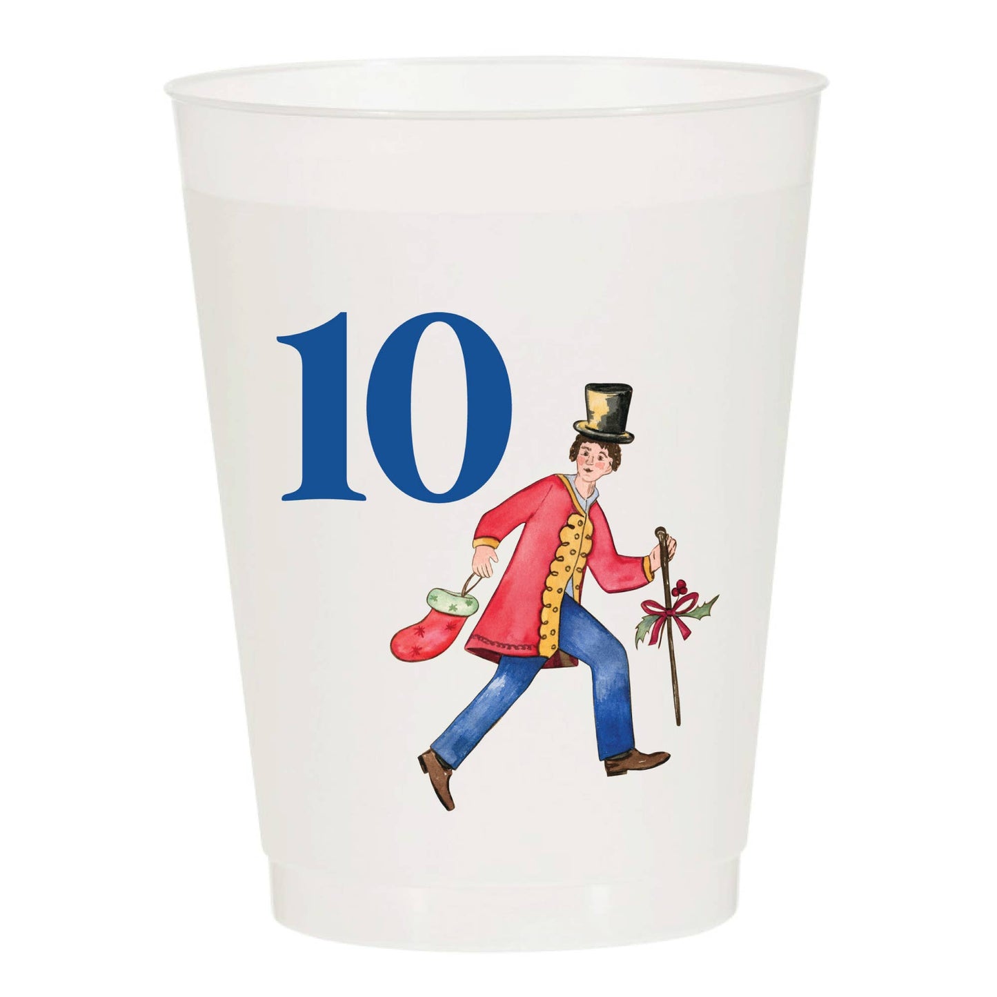 12 Days of Christmas Frosted Cups (set of 12)