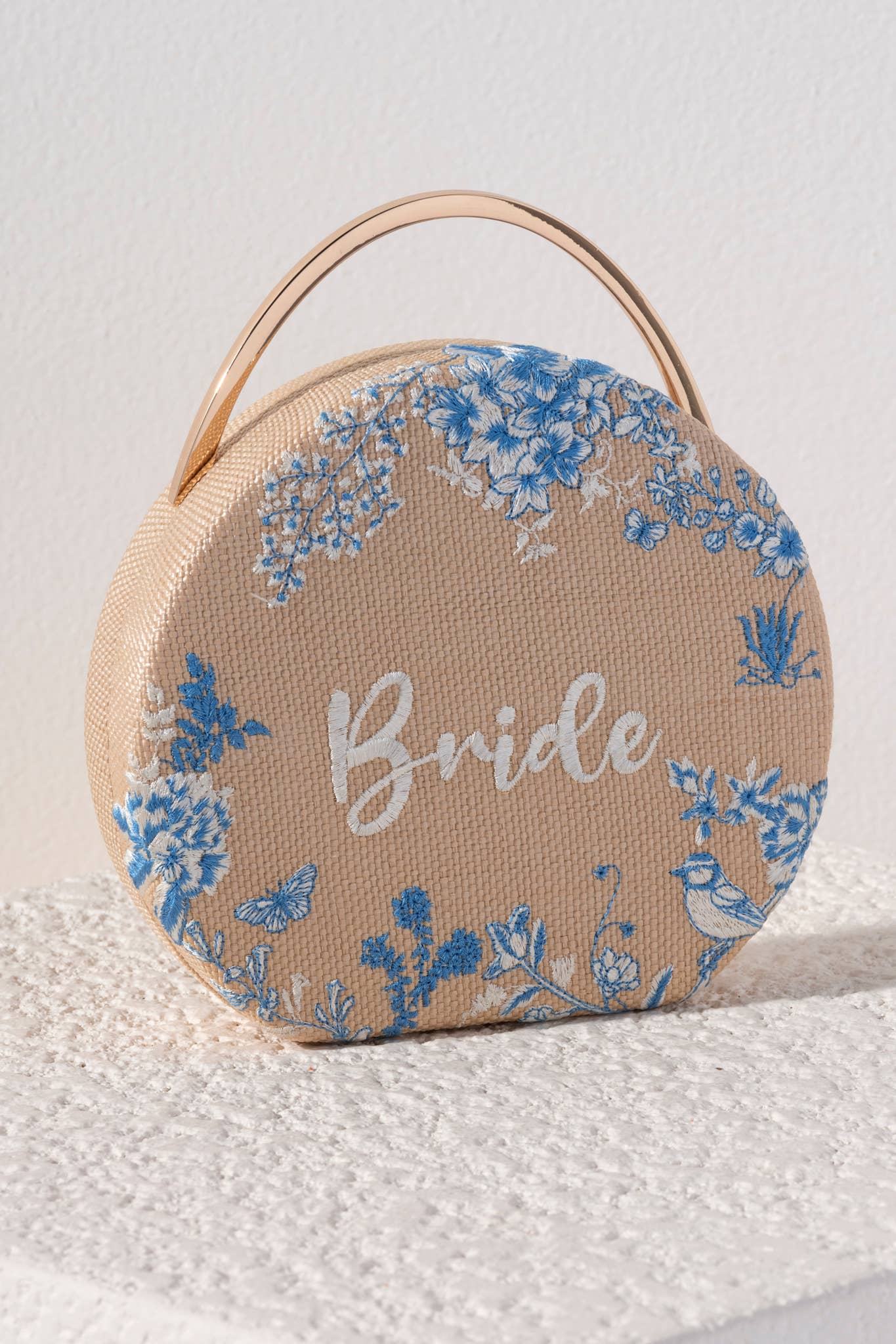 "BRIDE" ROUND TOP HANDLE BAG