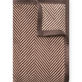 ChappyWrap Harborview Herringbone Chocolate Blanket — Midi product photo