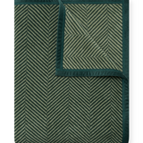 ChappyWrap Harborview Herringbone Forest Green Blanket — Original product photo