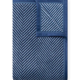 ChappyWrap Harborview Herringbone Navy Blanket — Midi product photo