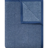 ChappyWrap Harborview Herringbone Navy Blanket — Original product photo