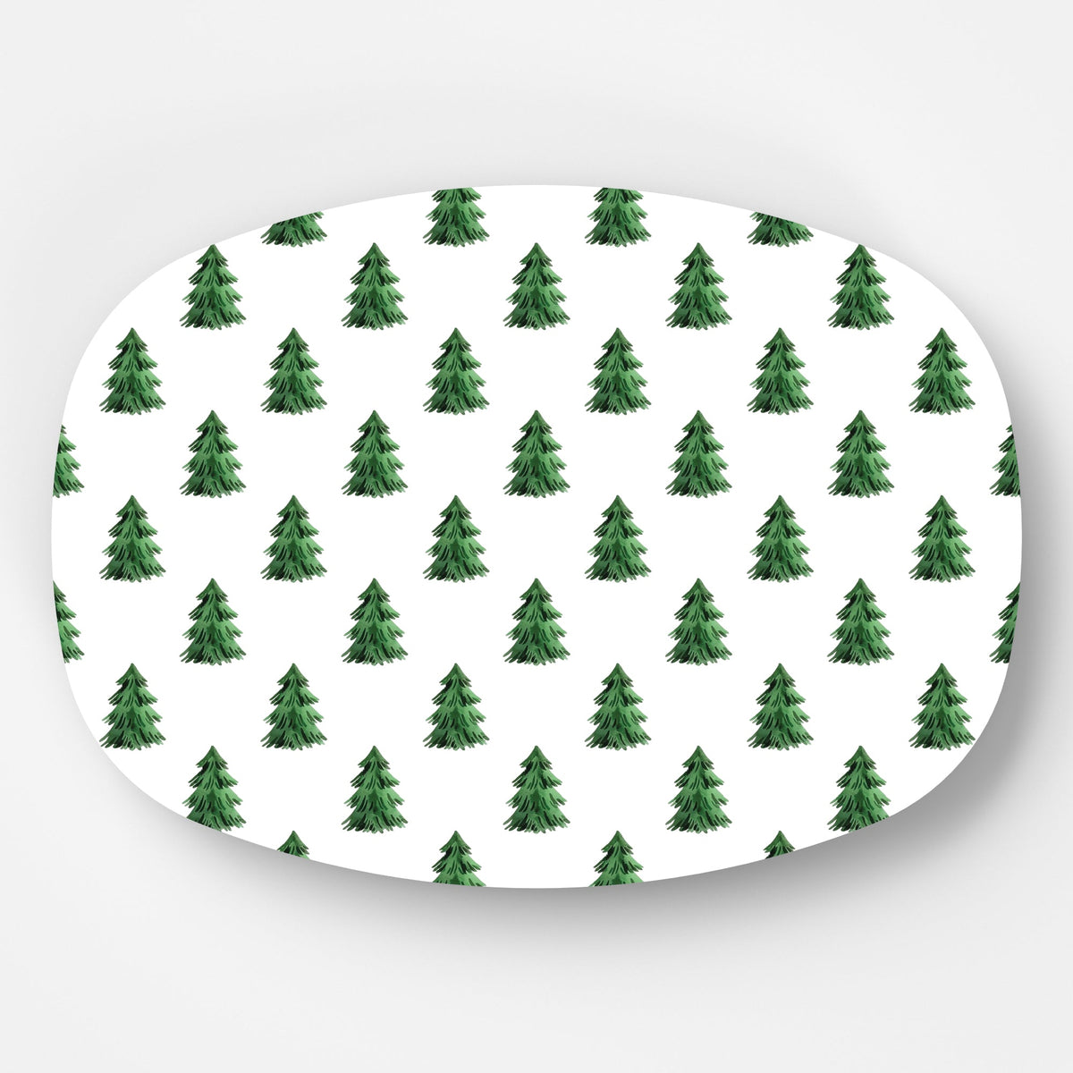 WH Hostess Christmas Tree Farm serving platter