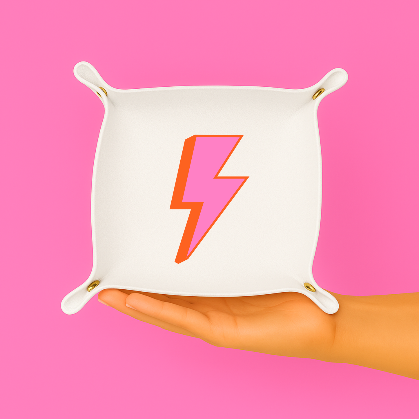 Bolt Pink Trinket Tray