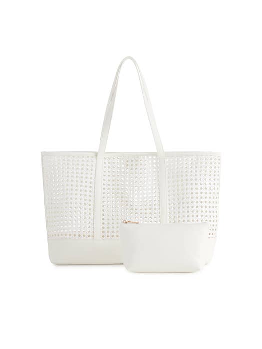 SOLEIL TOTE - White