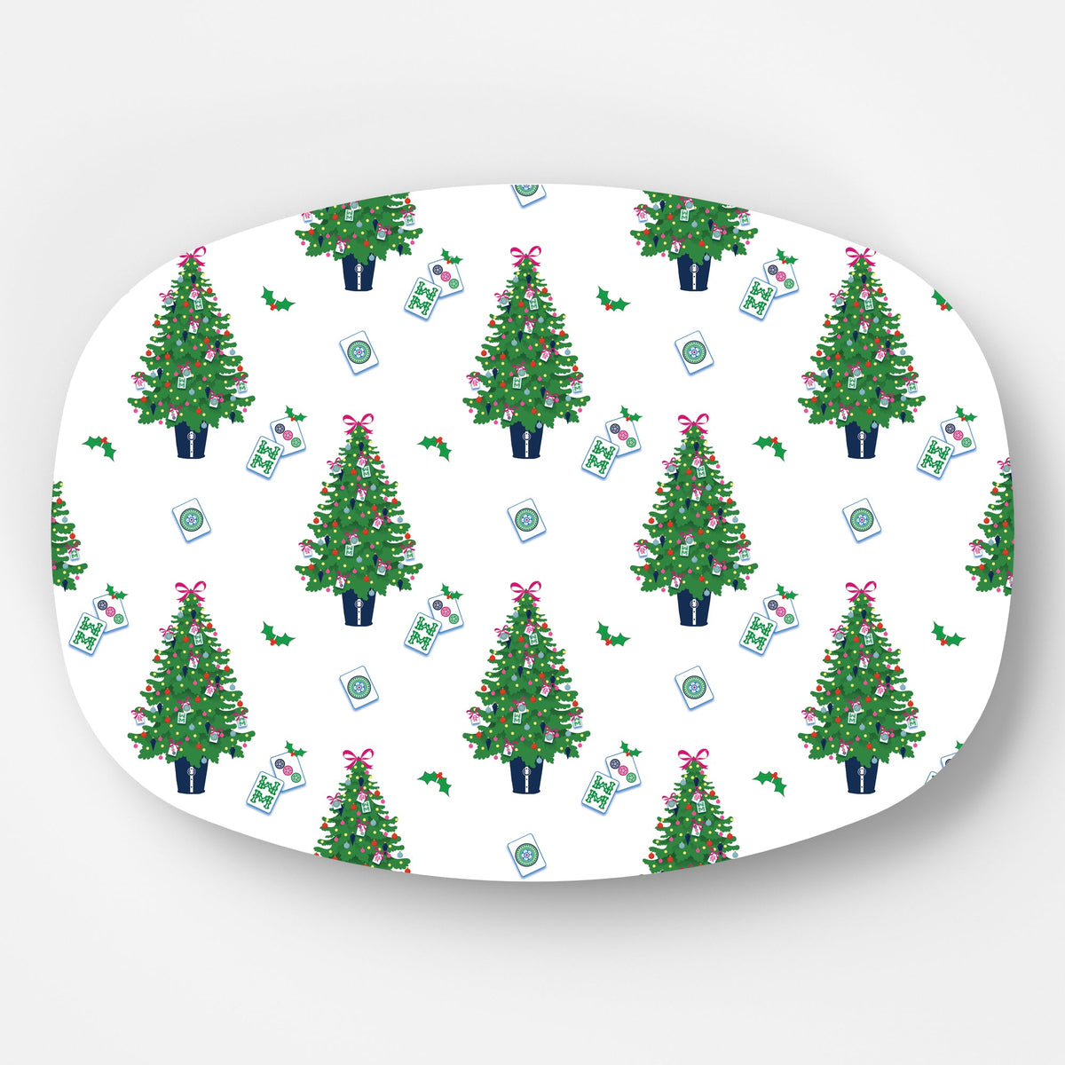WH Hostess Merry Mahjong serving platter