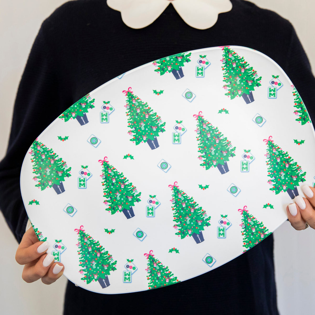 WH Hostess Merry Mahjong platter lifestyle view