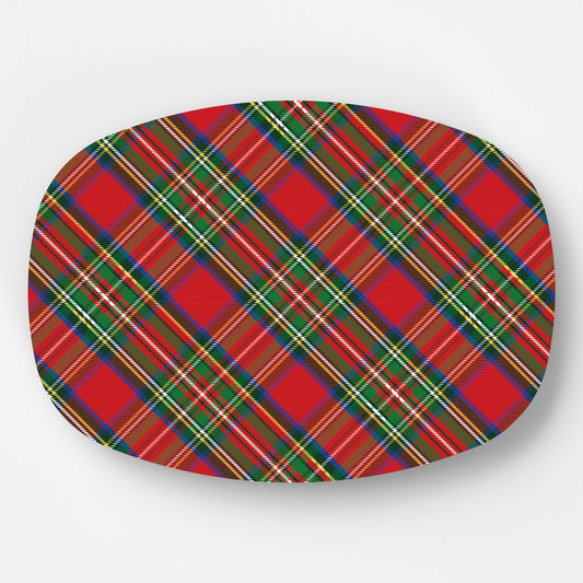WH Hostess Tartan Plaid serving platter